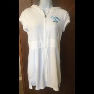 Justice Swimsuit Coverup, Unicorn, sz 14/16